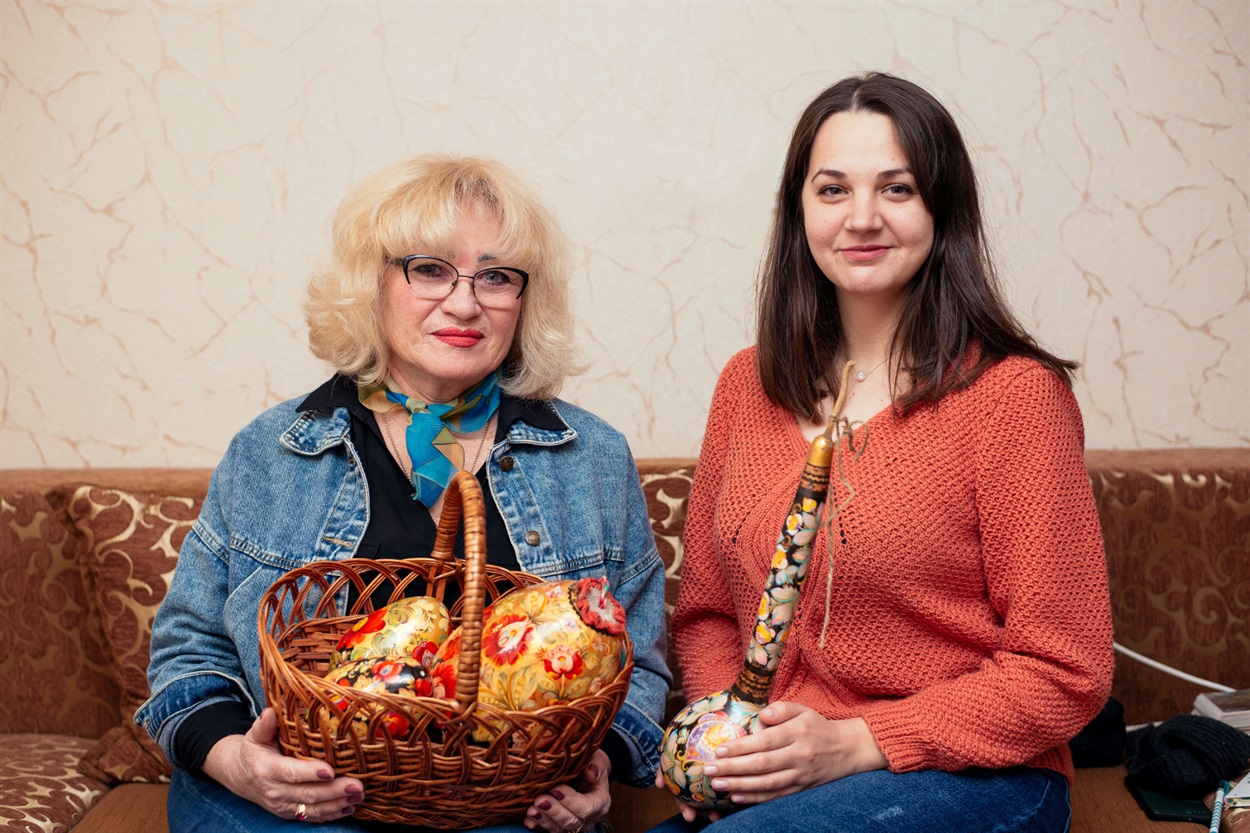 Ольга Корсунська та журналістка "Скадовськ.City" Олена Вовк