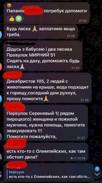 Мешканці Олешківської громади благають про евакуацію